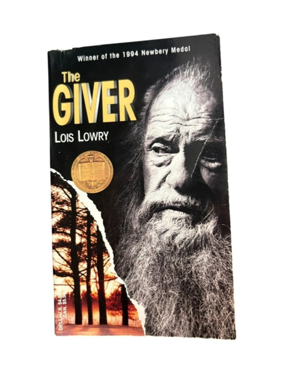 3/$20 The Giver by Lois Lowry Small Paperback Novel Book